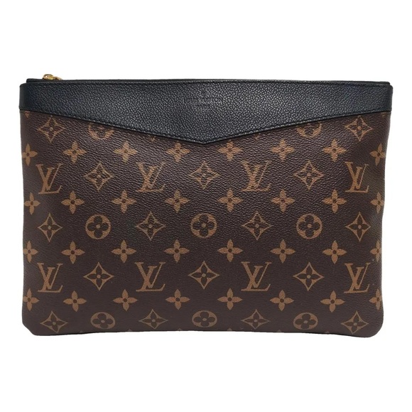 Louis Vuitton Black and Brown Pouch - Picture 2 of 7